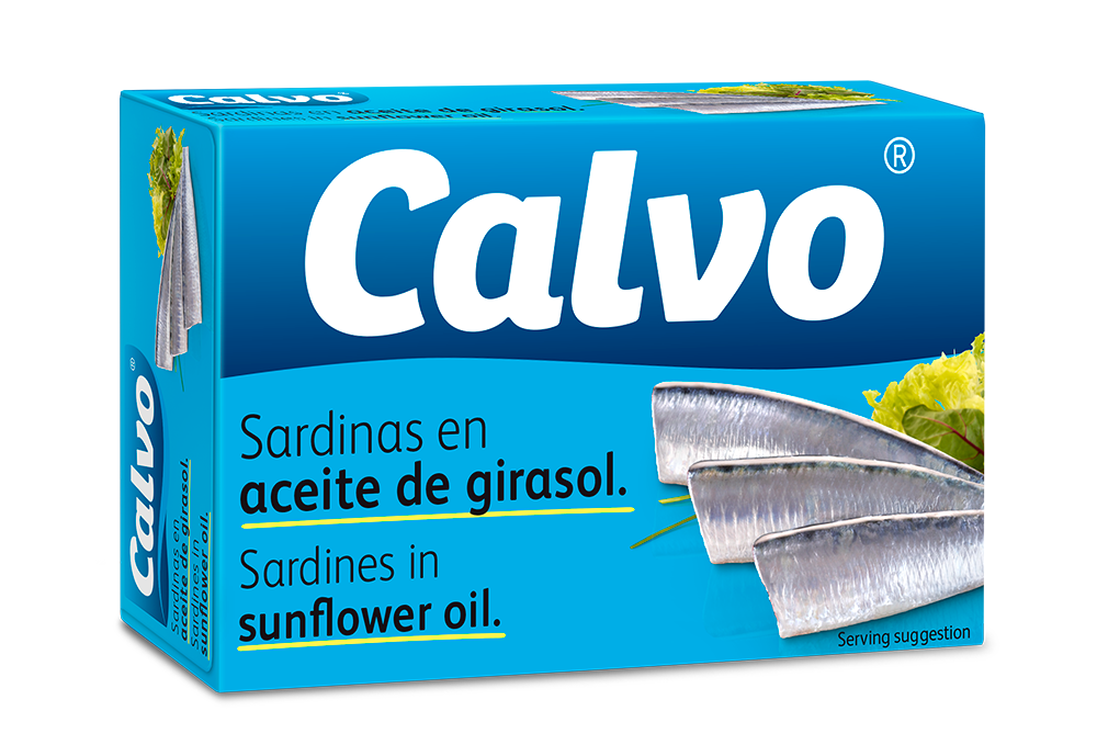 calvon sardiinit auringonkukkaöljyssä paketti